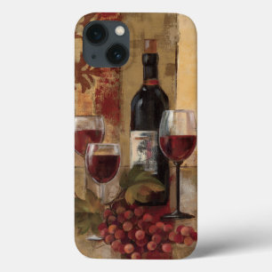 Coques Pour iPhone Bouteille de vin et verres de vin