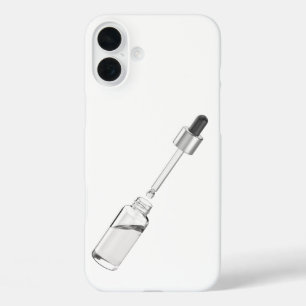 Coques iPhone 16 Plus Bouteille en verre ouvert avec pipette