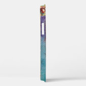 COQUES Case-Mate iPhone BOUTEILLE MAGIQUE EN PARKLES D'OR BLEU (Verso / Droite)