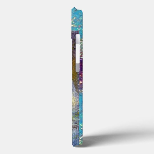 COQUES Case-Mate iPhone BOUTEILLE MAGIQUE EN PARKLES D'OR BLEU (Verso / Gauche)