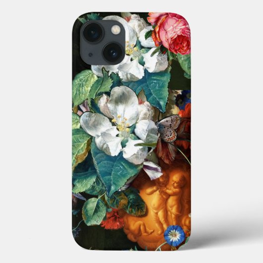 Coques Case-Mate iPhone BOUTEILLER SUR FLEURS BLANCHES Floral (Verso)
