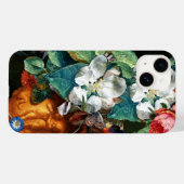 Coques Case-Mate iPhone BOUTEILLER SUR FLEURS BLANCHES Floral (Verso (horizontal))