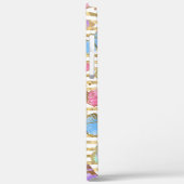 Coques Case-Mate iPhone Bouteilles d'aquarelle Parties scintillant or (Verso / Gauche)