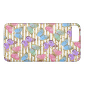 Coques Case-Mate iPhone Bouteilles d'aquarelle Parties scintillant or (Dos (Horizontal))