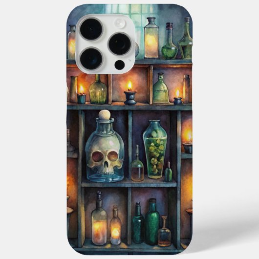 Coques Case-Mate iPhone Bouteilles de potion gothique - Imaginaire foncé (Verso)
