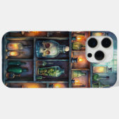 Coques Case-Mate iPhone Bouteilles de potion gothique - Imaginaire foncé (Verso (horizontal))