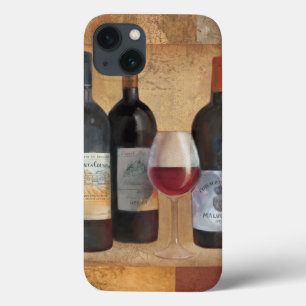 Coques Pour iPhone Bouteilles de vin avec le verre
