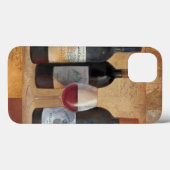 Coques Case-Mate iPhone Bouteilles de vin avec le verre (Verso (horizontal))