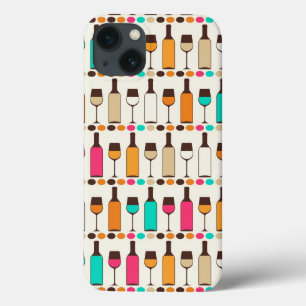 Etui iPhone Case-Mate Bouteilles et verres rétro