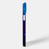 COQUES Case-Mate iPhone BOUTEILLES ROSES BLEU PURPLE EN PARKLES D'OR (Verso / Droite)