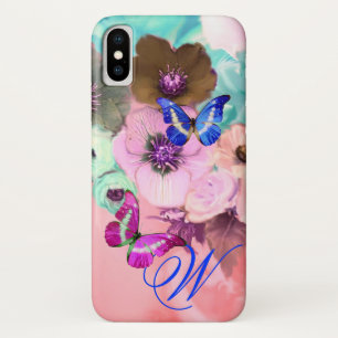 COQUE Case-Mate POUR iPhone BOUTEILLES, ROSES TURQUOISES ROSES ET FLEURS D'ANÉ