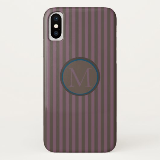Coques Case-Mate iPhone Boutique Stripes (Marque Options) MONOGRAM - (Dos)