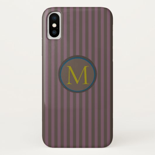 Coques Case-Mate iPhone Boutique Stripes (Marque Options) MONOGRAM - (Dos)