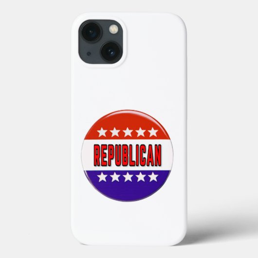 Coques Case-Mate iPhone Bouton républicain (Verso)
