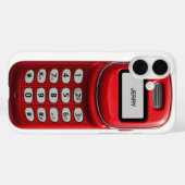 Coques Case-Mate iPhone Bouton Retro Push personnalisé Téléphone portable (Verso (horizontal))