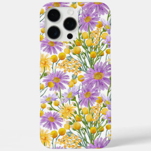 Coques iPhone 16 Pro Max Boutons Billy Et Fleurs Faisées Faisées