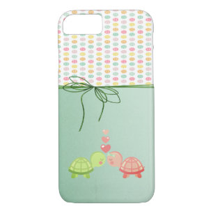 Case-Mate iPhone Case Boutons Fille Colorés, Tortues En Amour
