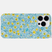 Coques Case-Mate iPhone Boutons jaunes, bleus et blancs (Verso (horizontal))