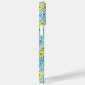 Coques Case-Mate iPhone Boutons jaunes, bleus et blancs (Verso / Droite)