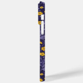 Coques Case-Mate iPhone Boutons jaunes et violets (Verso / Gauche)