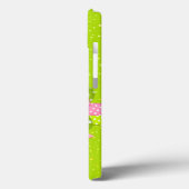 Coques Case-Mate iPhone Bow et ruban rose et vert (Verso / Gauche)
