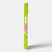 Coques Case-Mate iPhone Bow et ruban rose et vert (Verso / Droite)