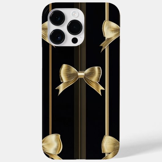 Coques Case-Mate iPhone Bow Golden Luxe Téléphone Case (Verso)