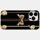 Coques Case-Mate iPhone Bow Golden Luxe Téléphone Case (Verso (horizontal))