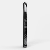 Coques Case-Mate iPhone Bow noir et blanc Abstrait (Dos/Droite)