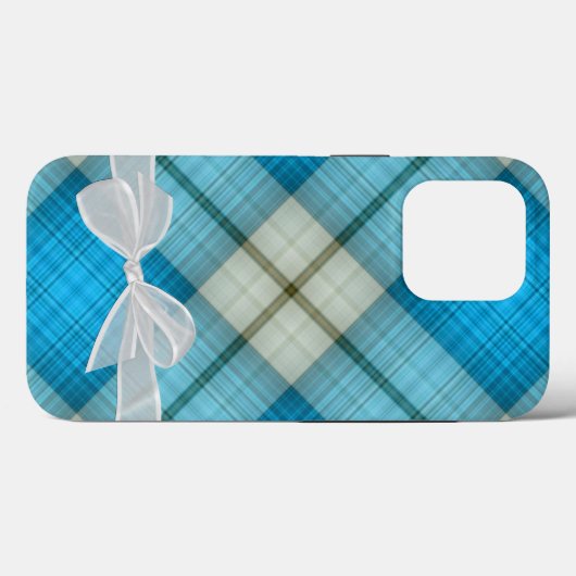 Coques Case-Mate iPhone Bow sur Plaid (Verso (horizontal))