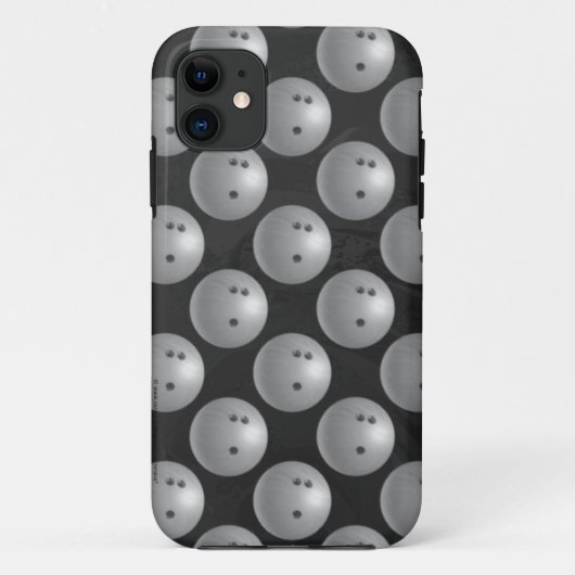 Coques Case-Mate iPhone Bowling Ball Grey (Dos)