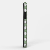 Coques Case-Mate iPhone Bowties vertes (Dos/Droite)