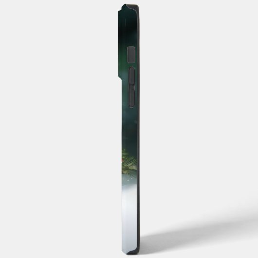 Coques Case-Mate iPhone Boxe neige de Noël hiver (Verso / Gauche)