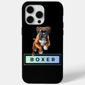 Coques Case-Mate iPhone Boxer Dog - Bonds & Sauts (Verso)