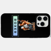 Coques Case-Mate iPhone Boxer Dog - Bonds & Sauts (Verso (horizontal))