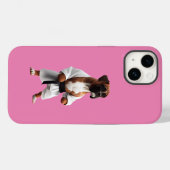 Coques Case-Mate iPhone Boxer Dog Jouer Karate, Boxer Dog Karate Joueur (Verso (horizontal))