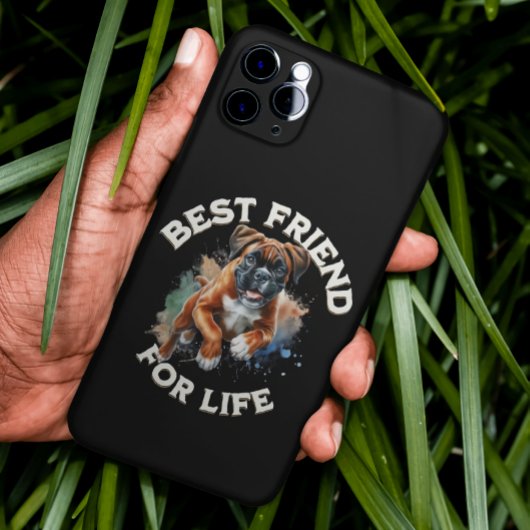 Coques Case-Mate iPhone Boxer Dog Meilleur Ami Pour La Vie