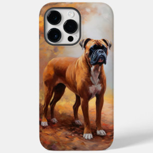 Coque Pour Pour iPhone 14 Pro Max Boxer en automne Feuilles automne Inspire