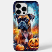 Coques Case-Mate iPhone Boxer Halloween avec la peur Citrouille (Verso)