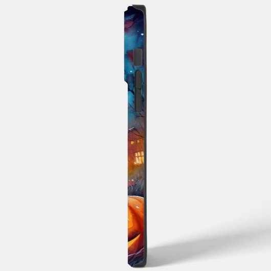 Coques Case-Mate iPhone Boxer Halloween avec la peur Citrouille (Verso / Gauche)