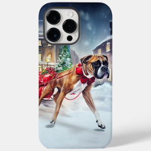 Coque Pour Pour iPhone 14 Pro Max Boxeur Saison des Fêtes de Noël