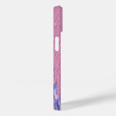 Coques Case-Mate iPhone Bracelet moderne Glam rose violet Turquoise (Verso / Droite)