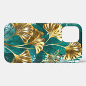 Coques Case-Mate iPhone Branche avec Feuilles d'or Ginko Biloba (Verso (horizontal))