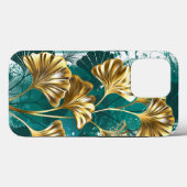 Coques Case-Mate iPhone Branche avec Feuilles d'or Ginko Biloba (Verso (horizontal))
