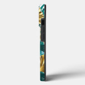 Coques Case-Mate iPhone Branche avec Feuilles d'or Ginko Biloba (Verso / Gauche)