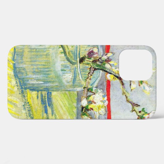 Coques Case-Mate iPhone Branche d'amande en fleurs par Vincent van Gogh (Verso (horizontal))
