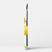 Coques Case-Mate iPhone Branche de citron : lisière d'aquarelle d'agrumes (Verso / Gauche)