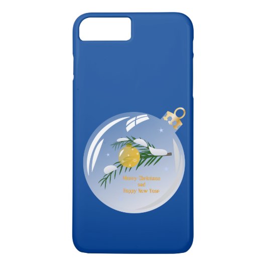 Coques Case-Mate iPhone Branche de Noël décorée en bauble (Dos)