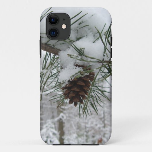Coques Case-Mate iPhone Branche des pins neigeux Photographie de la nature (Dos)