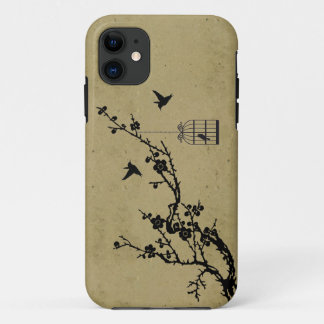 Etui iPhone Case-Mate Branche vintage de fleurs de cerisier et